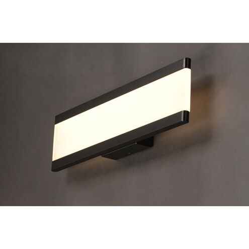 Visor LED 18 inch Black Vanity Light Wall Light