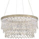 Signature Pavona LED 36 inch Antique Silver Chandelier Ceiling Light