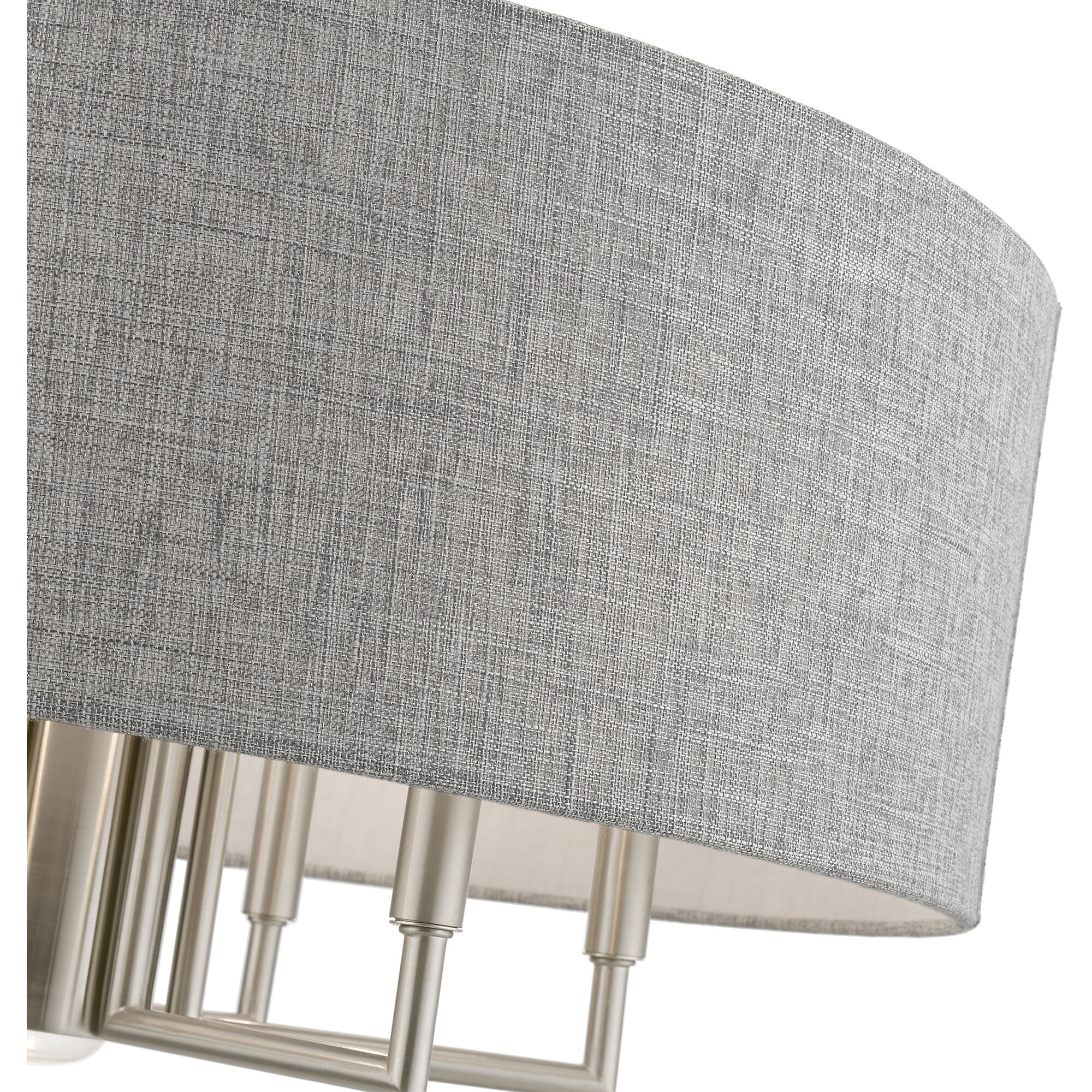 Dakota 7 Light 24 inch Brushed Nickel Pendant Chandelier Ceiling Light