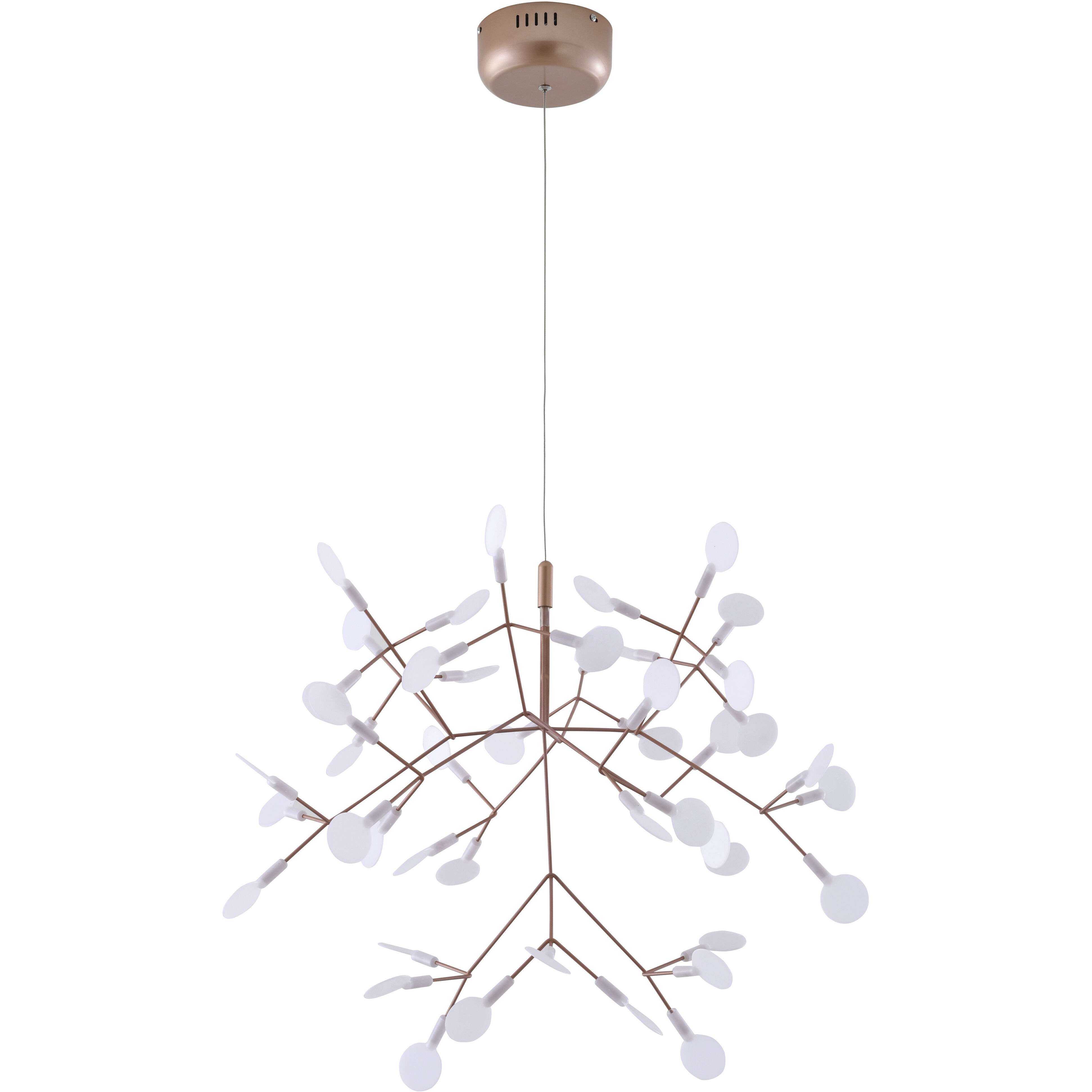 Canada LED 29.5 inch Matte Copper Chandelier Ceiling Light