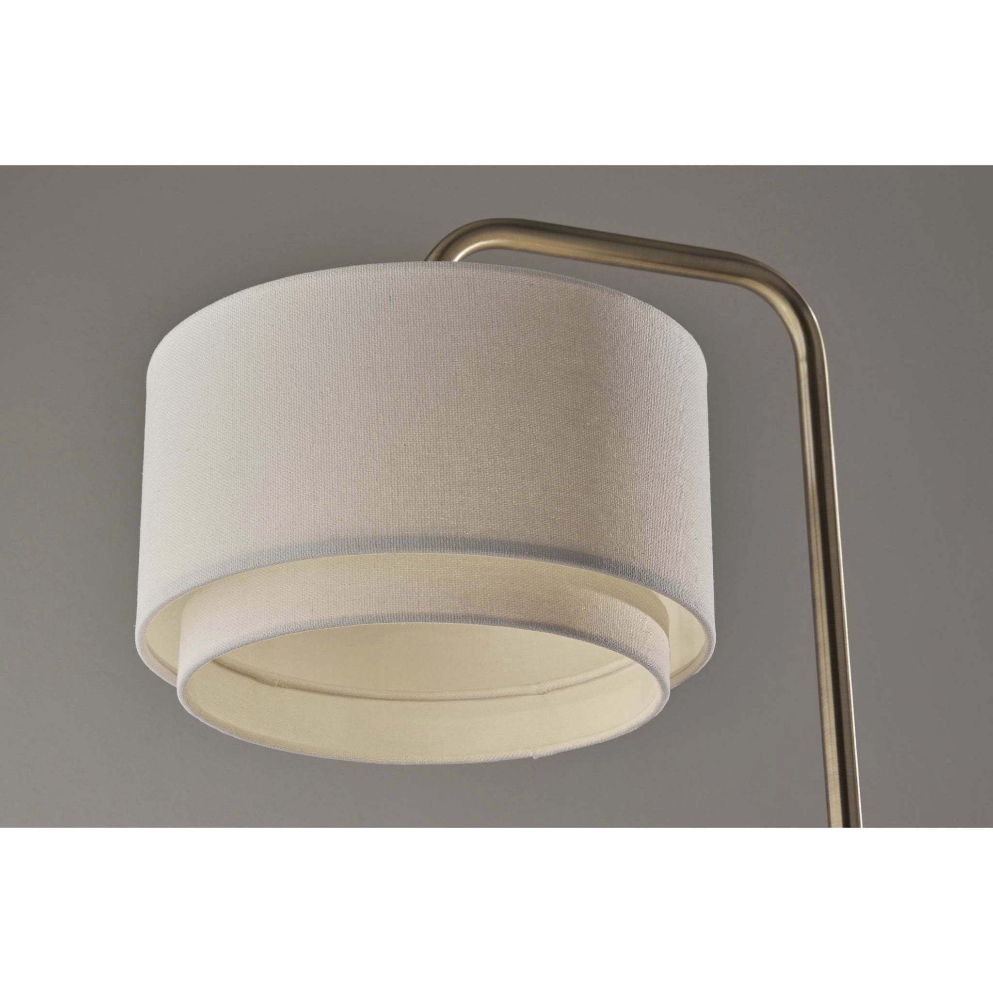 Brinkley 25 inch 60.00 watt Antique Brass Table Lamp Portable Light