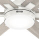 Georgetown 52 inch Fresh White with Light Gray Oak Blades Ceiling Fan