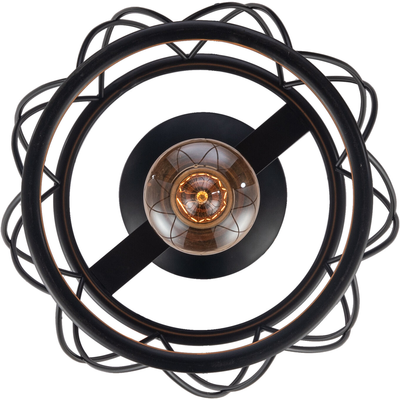 Rhythm 1 Light 8 inch Rubbed Oil Bronze Pendant Ceiling Light