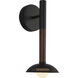 Alora Mood Arden LED 6 inch Matte Black Bath Vanity Light Wall Light