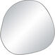 Dolly 45.25 X 44.25 inch Matte Black Wall Mirror