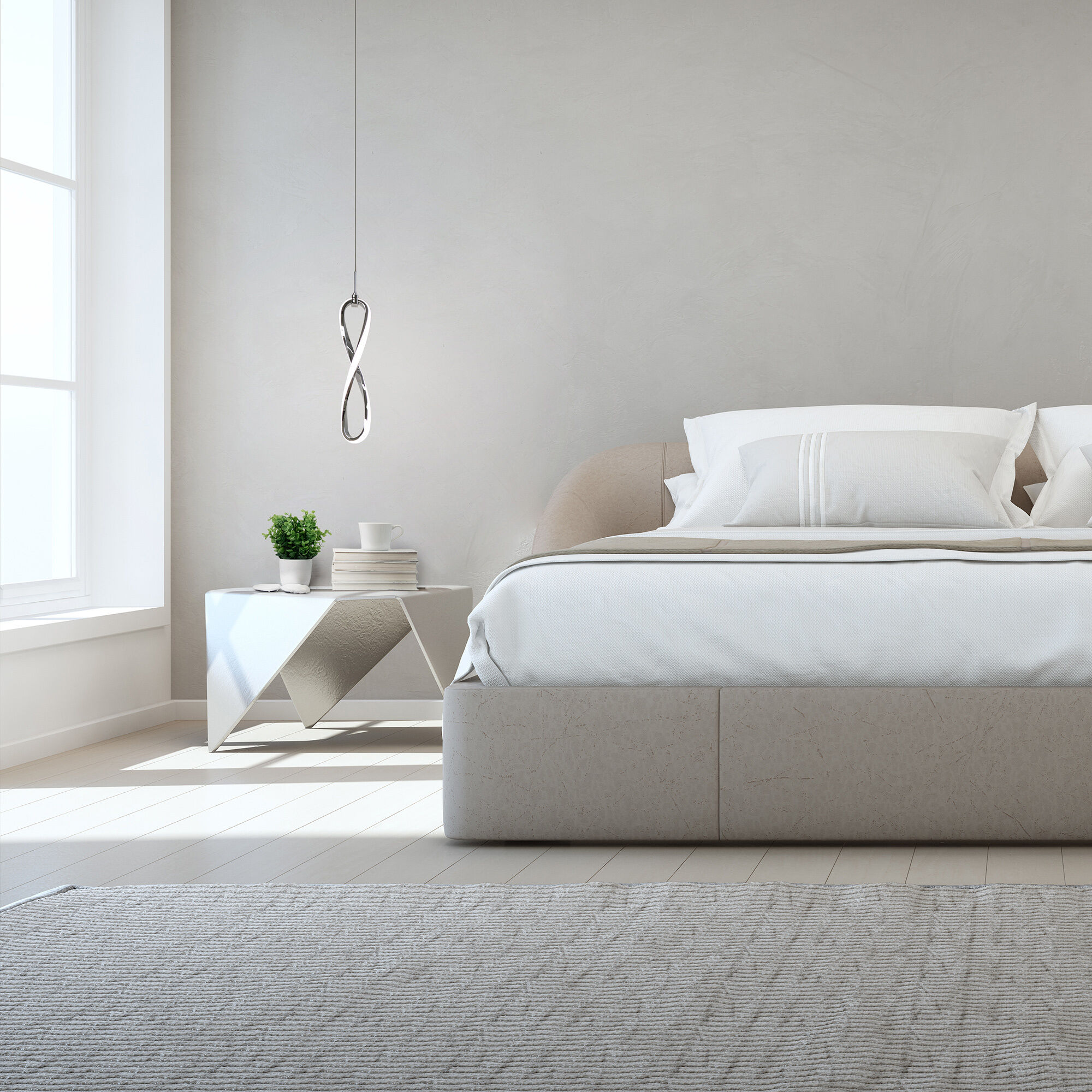 Marise LED 1 inch Chrome Mini-Pendant Ceiling Light, dweLED