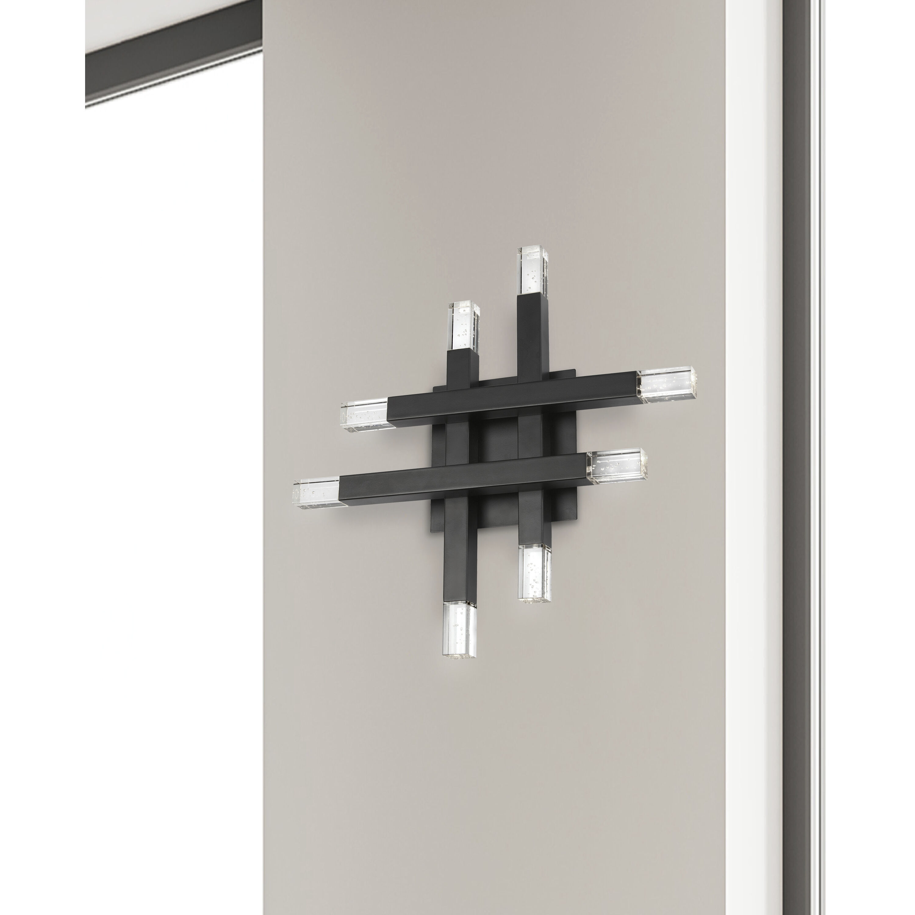 Francesca LED 15.75 inch Matte Black Decorative Wall Sconce Wall Light