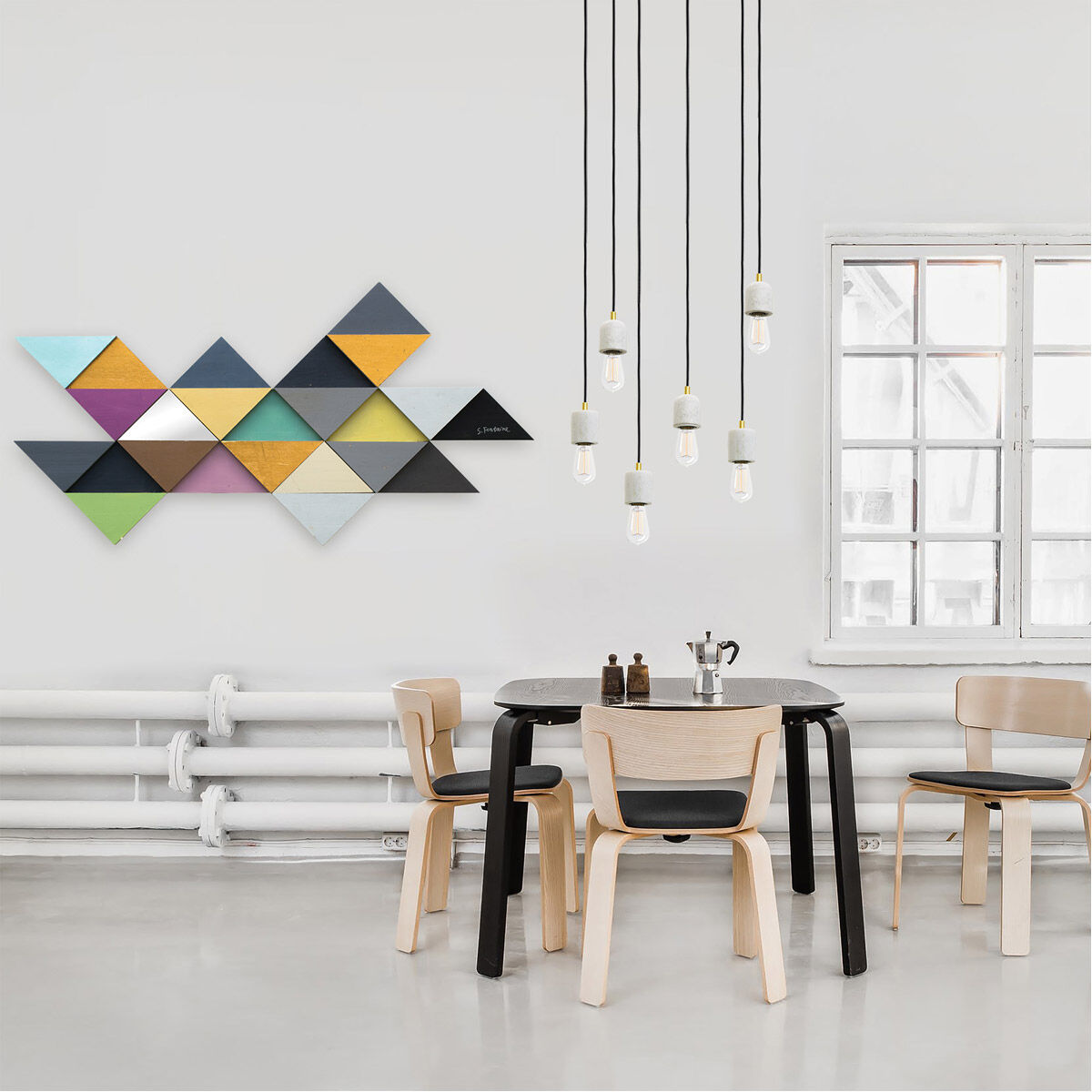 Tremulous Triangle Wall Art