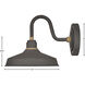 Foundry Classic Outdoor Barn Light in Museum Bronze, Gooseneck