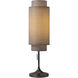 Lollipop 31 inch 14 watt Black Nickel Table Lamp Portable Light
