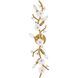 Azalea 5 Light 8 inch Distressed Brass Sconce Wall Light