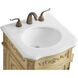 Danville 19 X 19 X 36 inch Antique Beige Vanity Sink Set