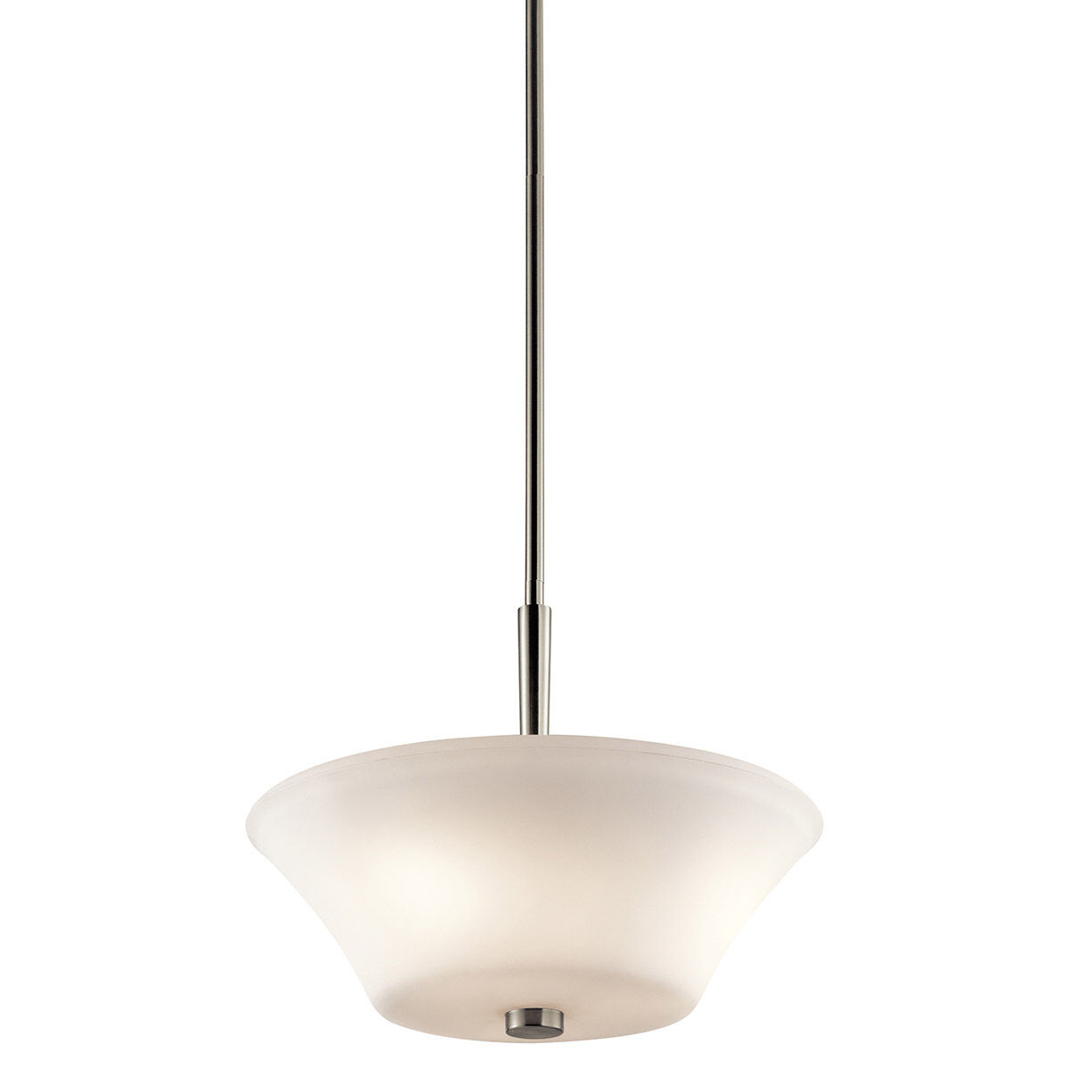 Aubrey 3 Light 15 inch Brushed Nickel Semi Flush Light Ceiling Light in Incandescent