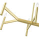 Copenhagen 8 Light 40 inch Satin Brass Linear Chandelier Ceiling Light
