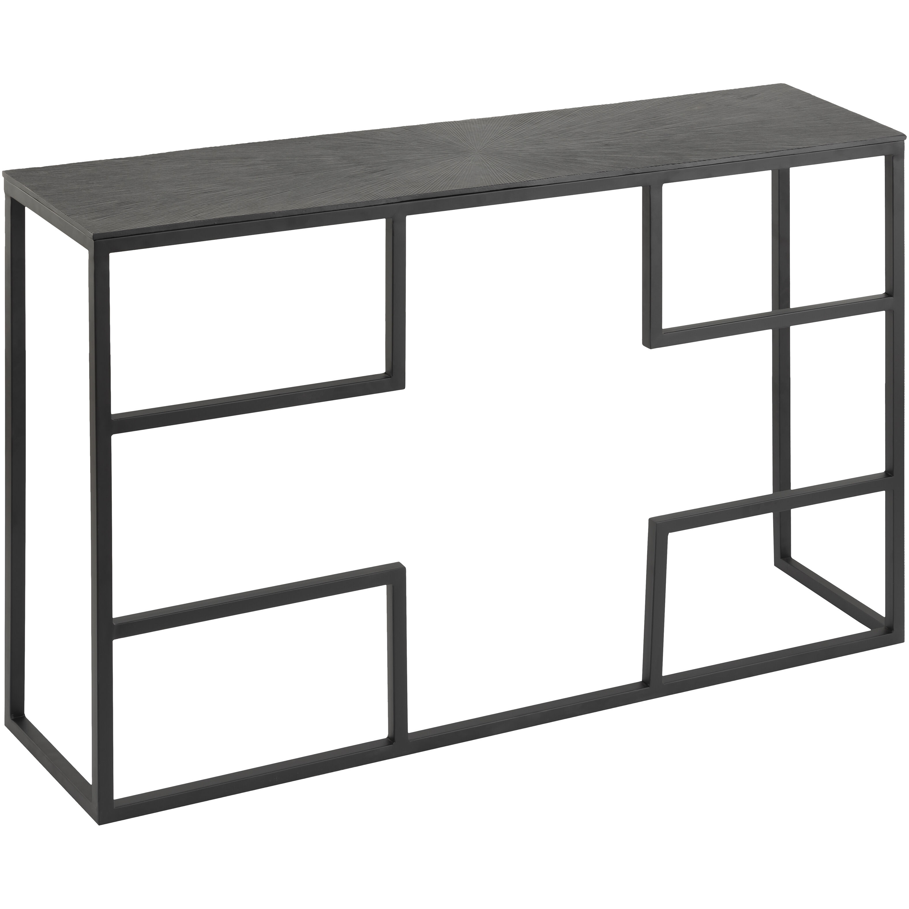 Aperio 46 X 11 inch Black Console Table
