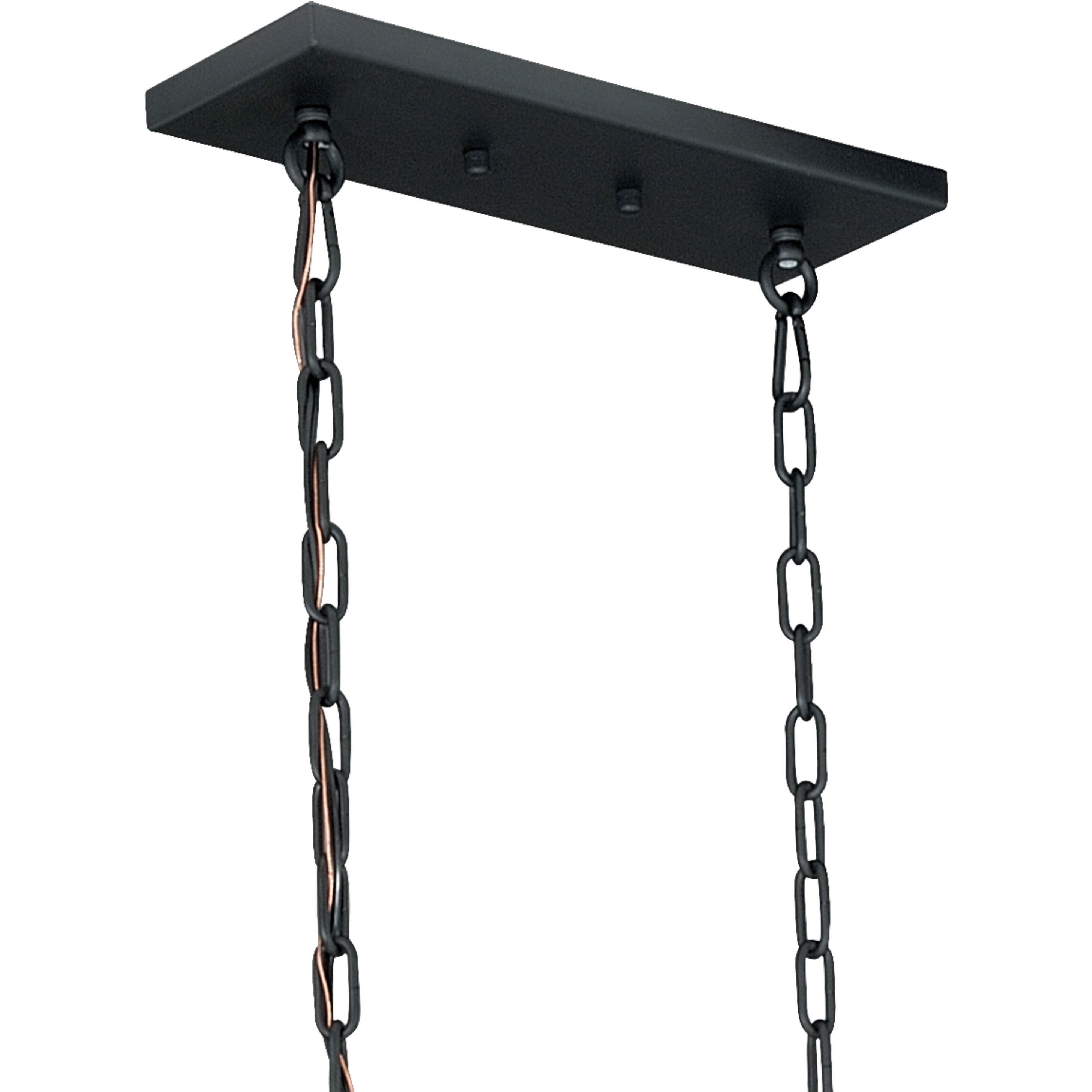 Catana LED 40 inch Oil Rubbed Bronze Linear Chandelier Ceiling Light