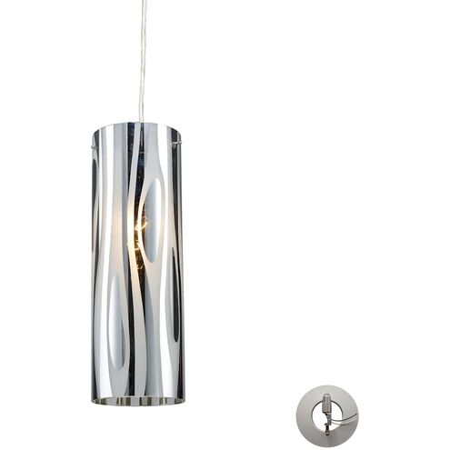 Chromia 1 Light 4 inch Polished Chrome Mini Pendant Ceiling Light
