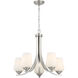 Shyloh 5 Light 23.38 inch Brushed Nickel Chandelier Ceiling Light