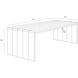 Viga 94.5 X 39.5 inch Natural Outdoor Dining Table