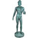 Standing Greek Warrior 36 X 15.25 inch Bronze Sculpture