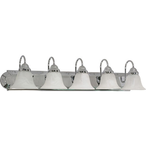 Ballerina 5 Light 36 inch Polished Chrome Vanity Light Wall Light