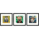 Master Dogs Multi and Green and Blue and Black Framed Art, Propac