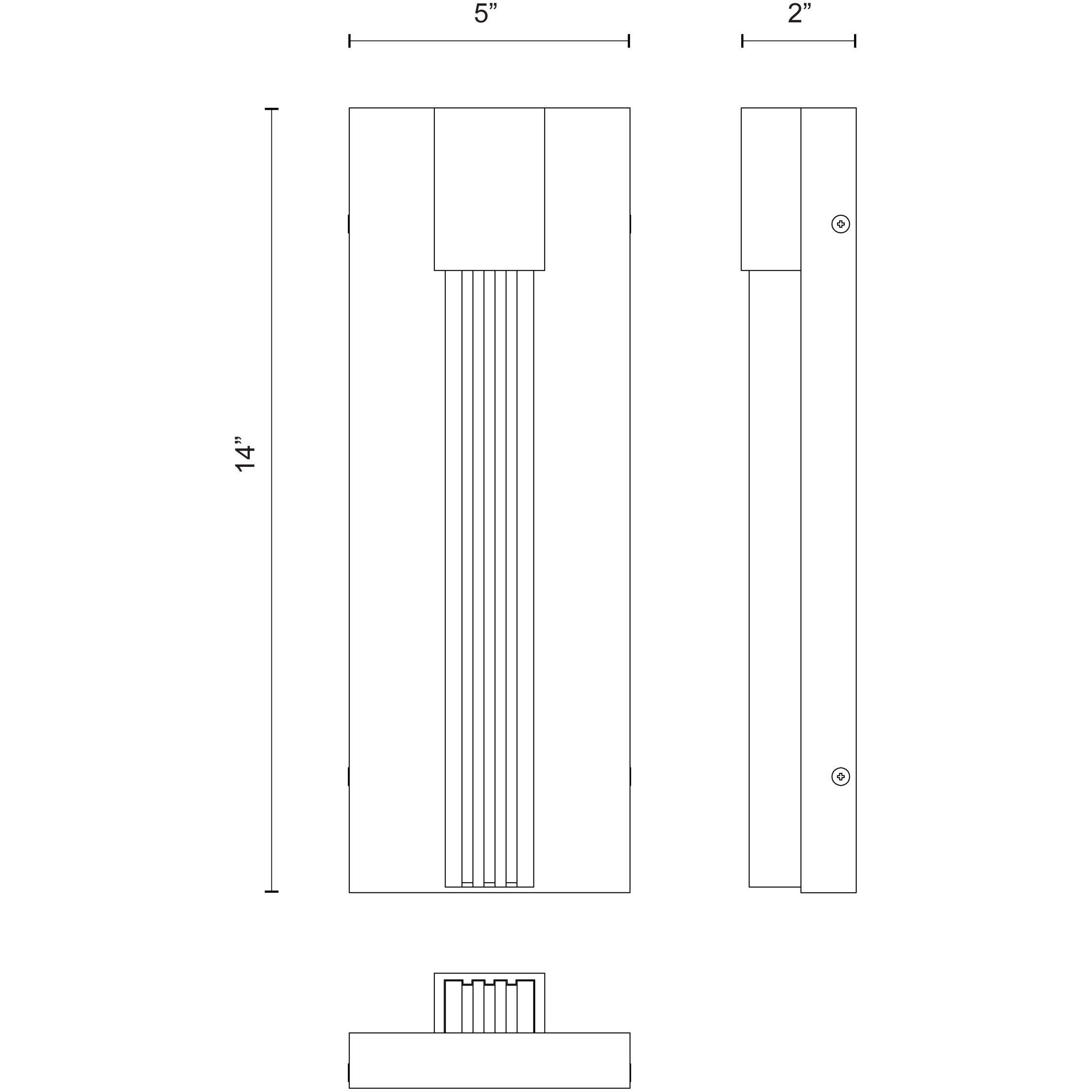 Kismet Wall/Vanity Light Wall Light in Polished Nickel