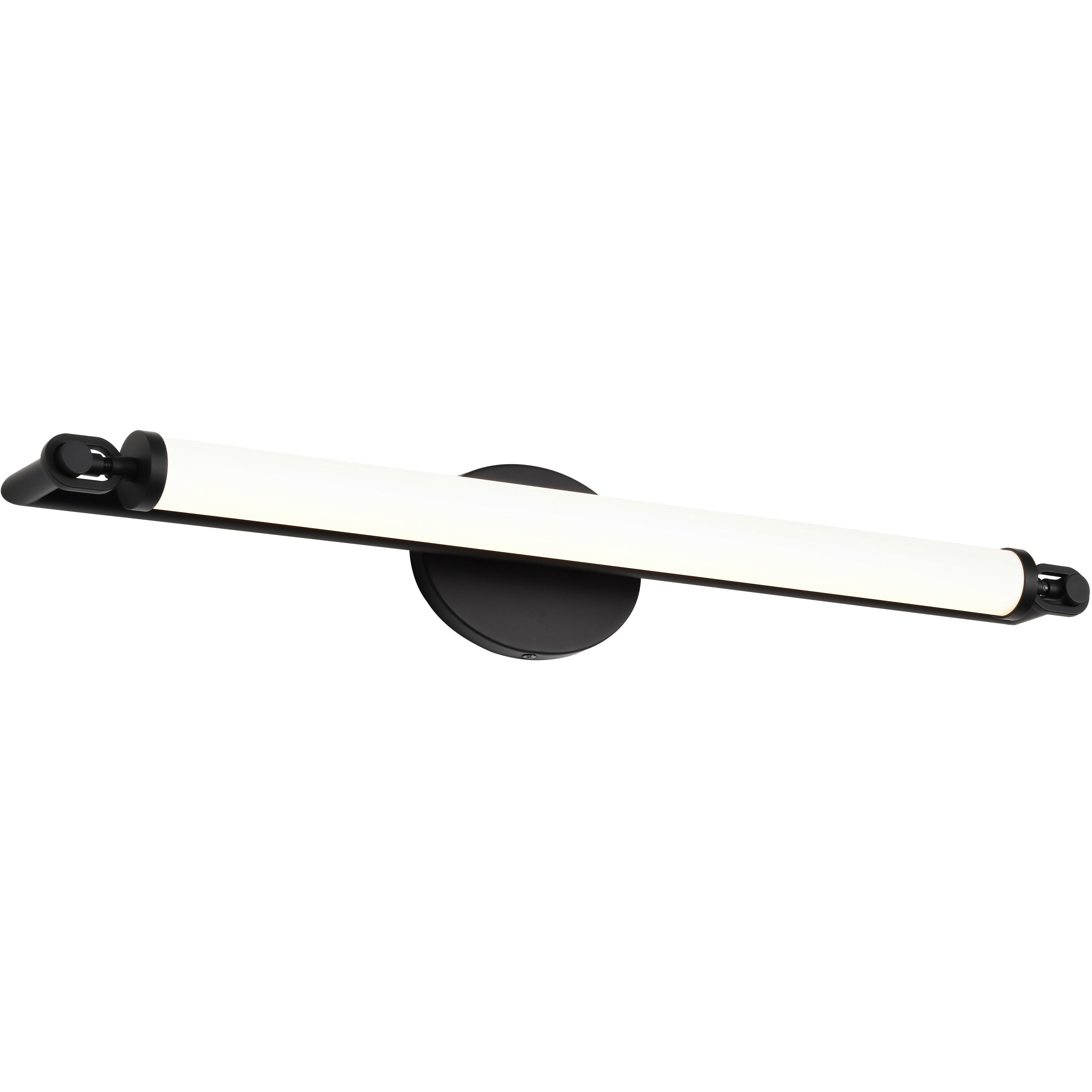 Edgeworth LED 27.75 inch Matte Black Vanity Light Wall Light