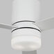 Era 52 Hugger LED 52 inch Matte White Indoor/Outdoor Ceiling Fan