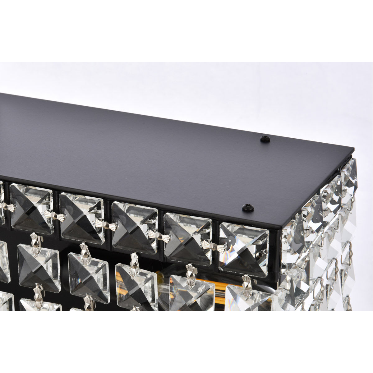 Maxime 3 Light 4.5 inch Black and Clear Wall Sconce Wall Light in Royal Cut