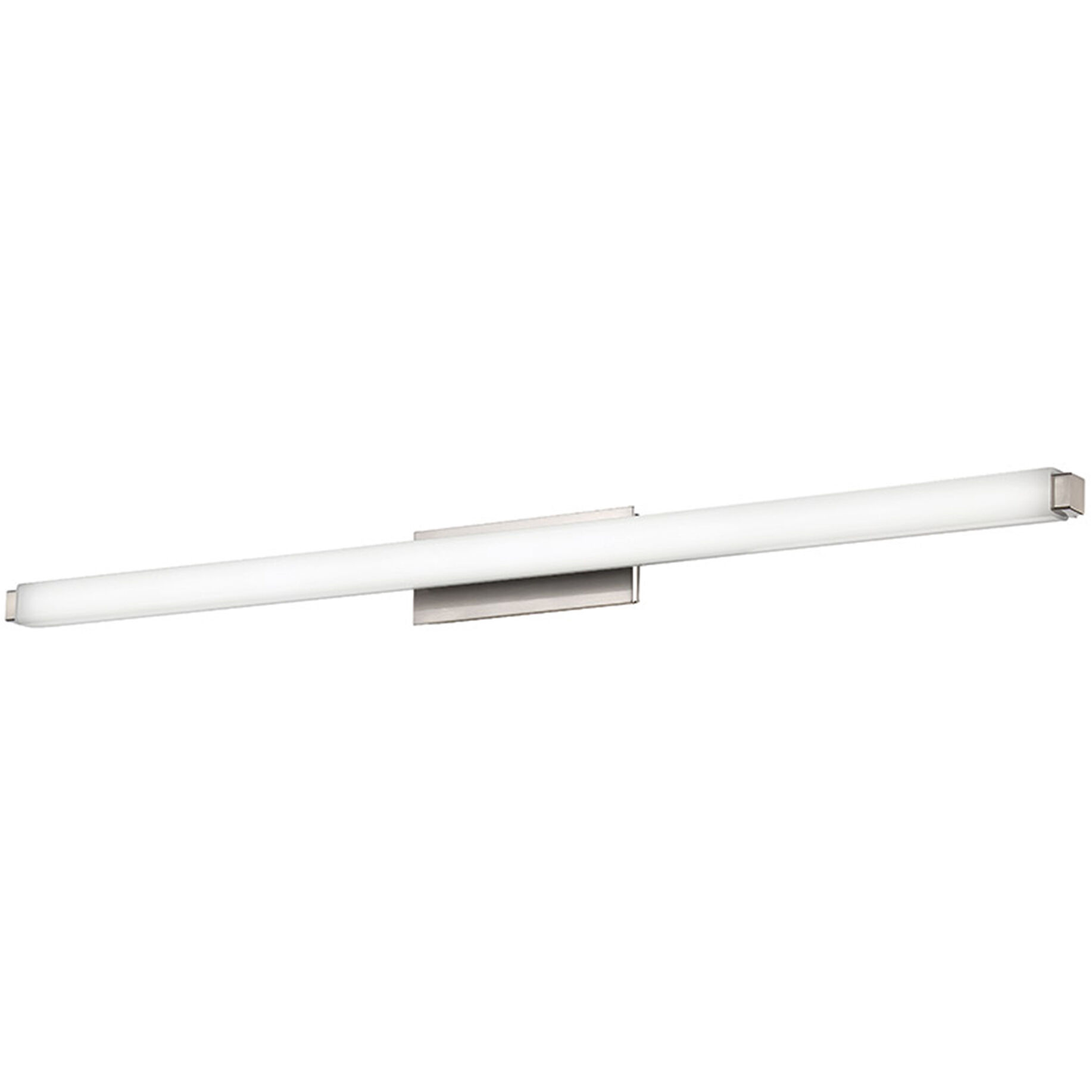 Mini Vogue LED 37.75 inch Brushed Nickel Bath Vanity & Wall Light in 3500K, 36in.