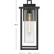 Mateo LED 17 inch Black Outdoor Wall Mount