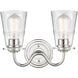 Scarlett LED 14 inch Polished Chrome Bath Vanity Light Wall Light
