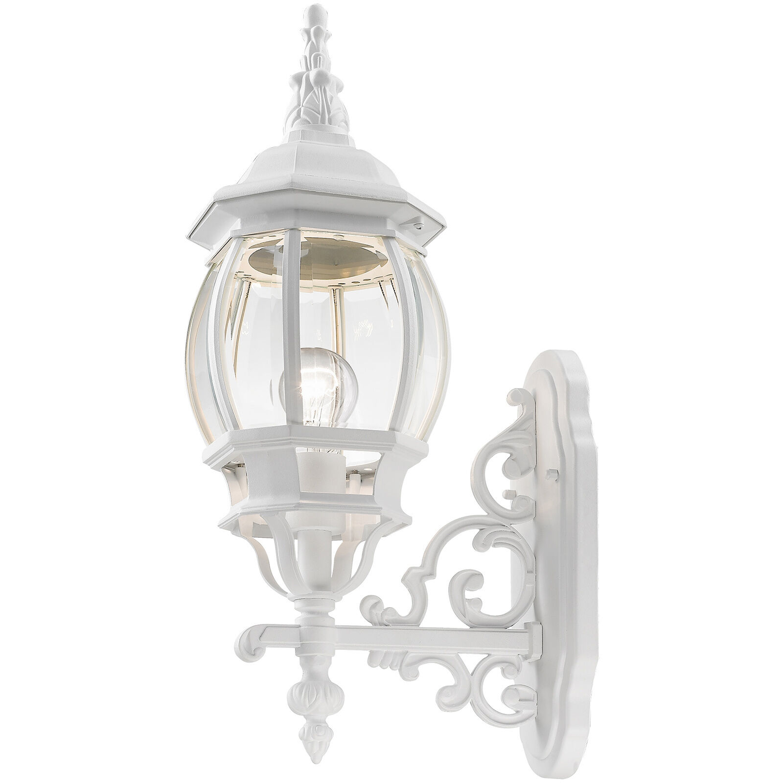 Frontenac 1 Light 20 inch Textured White Outdoor Wall Lantern