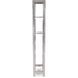 Graves 74.75 X 19.75 inch Silver Bar Etagere