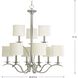 Inspire 9 Light 29 inch Brushed Nickel Chandelier Ceiling Light