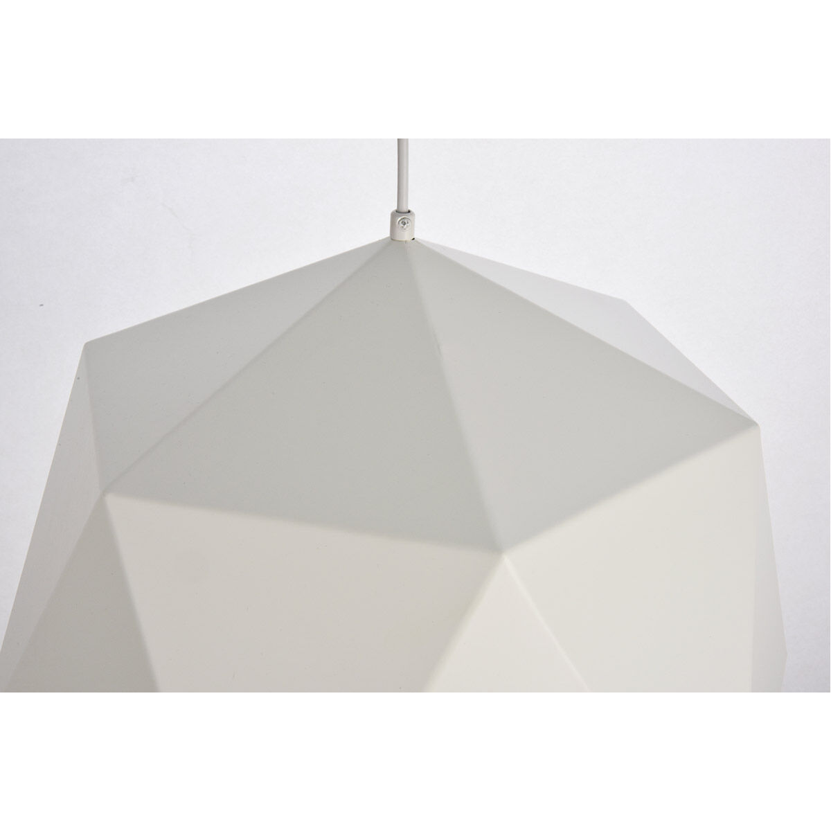 Arden 1 Light 18 inch White with Golden Inside Pendant Ceiling Light