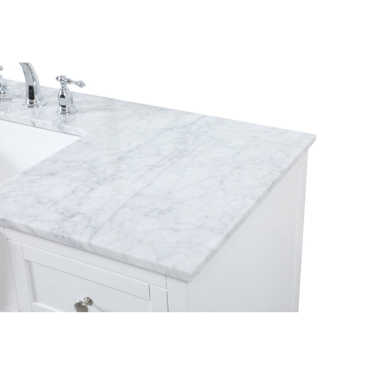 Franklin 42 X 22 X 35 inch White Bathroom Vanity Cabinet