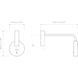 Enna 10.63 inch Matte Black Interior Reading Light Wall Light