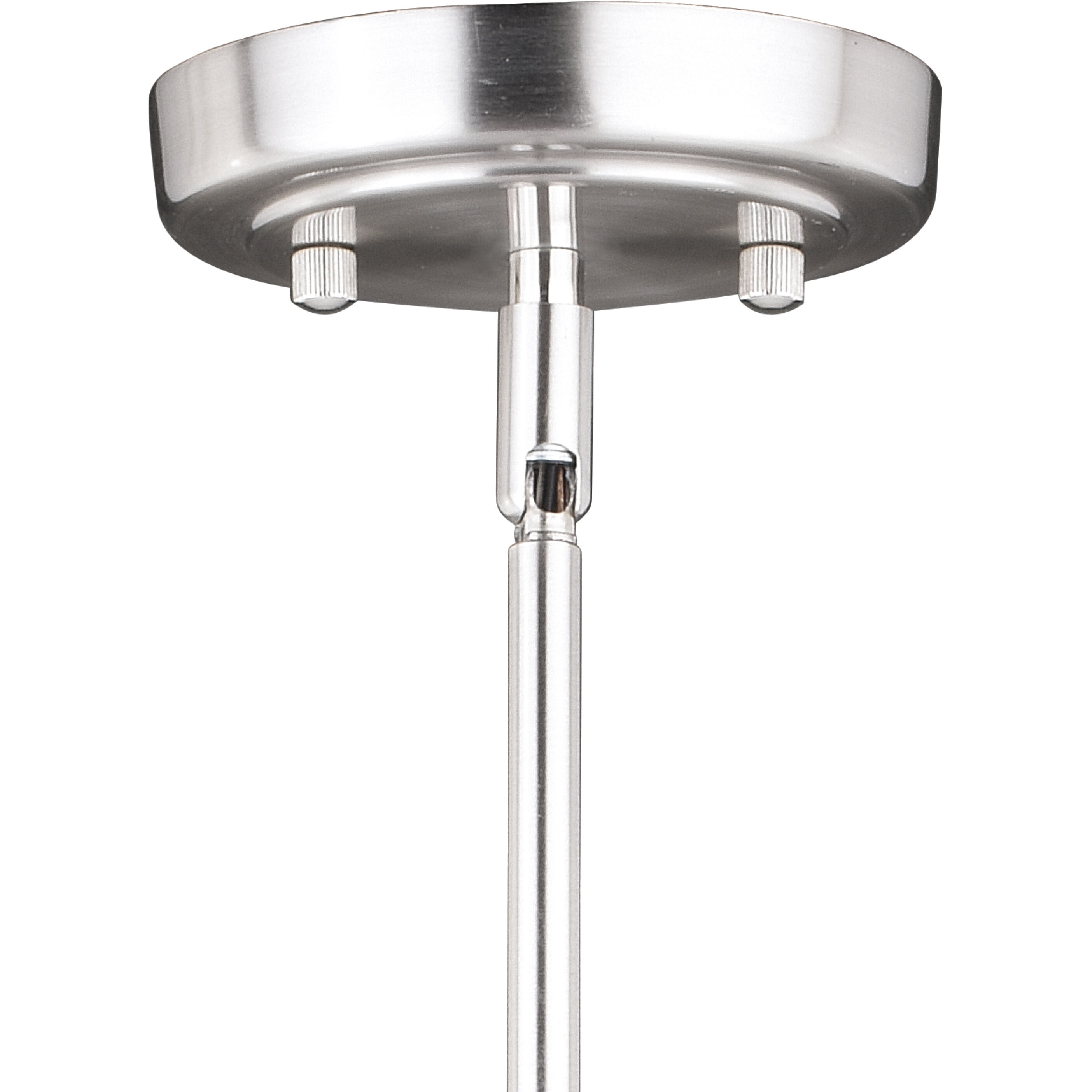 Toledo LED 5.25 inch Satin Nickel Mini Pendant Ceiling Light