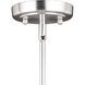 Toledo LED 5.25 inch Satin Nickel Mini Pendant Ceiling Light