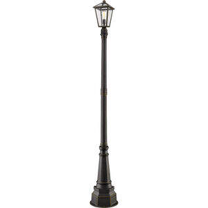 Talbot 1 Light 97 inch Oil Rubbed Bronze Outdoor Post Mounted Fixture