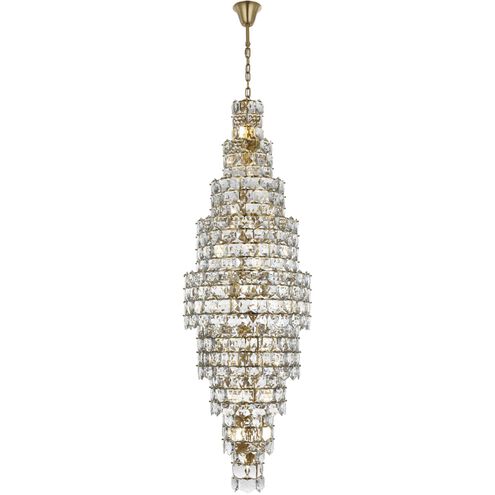 Adaline 41 Light 30 inch Satin Gold Chandelier Ceiling Light