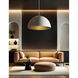 Elias LED 31.5 inch Matte White Pendant Ceiling Light