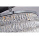 Canada 42 Light 42 inch Chrome Chandelier Ceiling Light