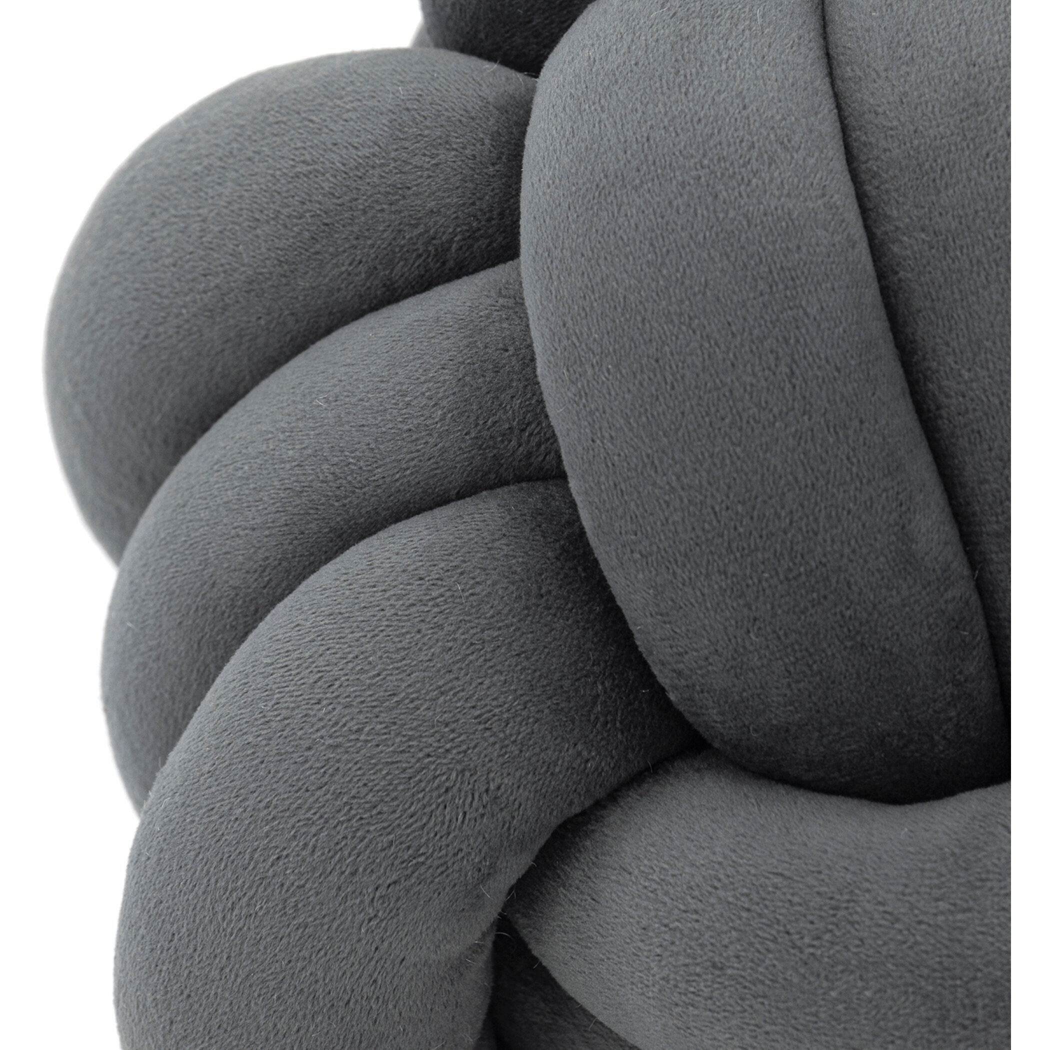 Channing Gray Velvet Knots