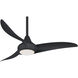 Light Wave 44 inch Coal Ceiling Fan