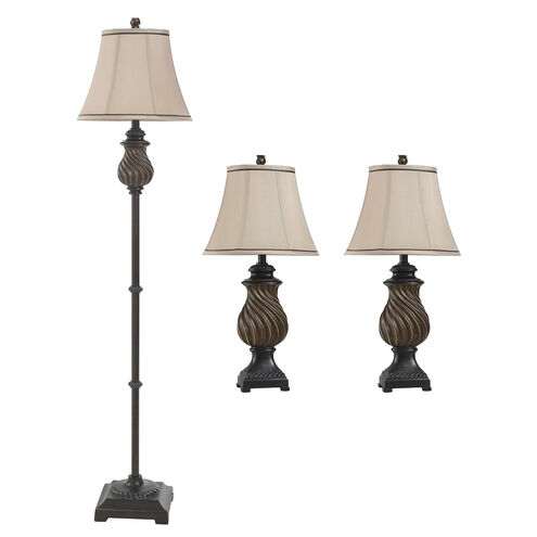 Signature 61 inch 60 watt Toffee Table Lamp Portable Light