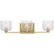 Drew & Jonathan Lochdale 3 Light 24.25 inch Bathroom Vanity Light