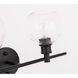 Collier 2 Light 19 inch Black Wall sconce Wall Light